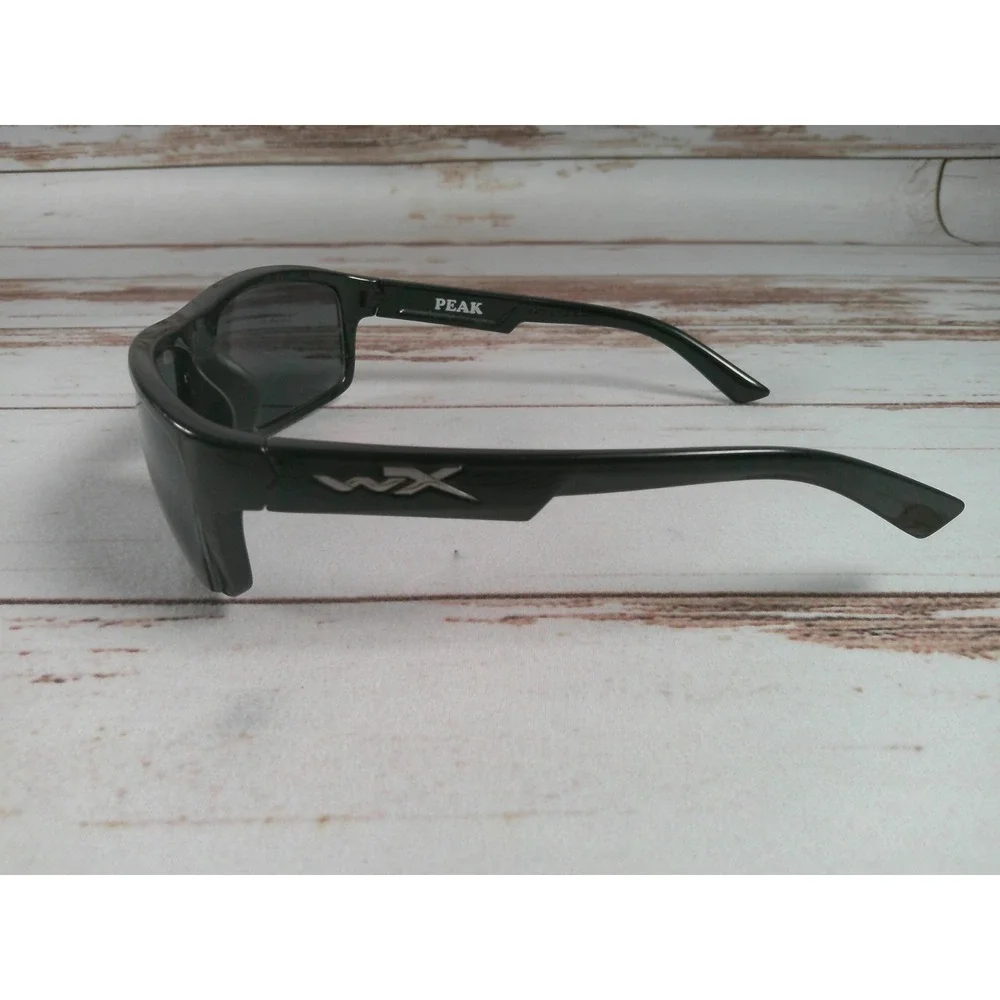 Wiley X Peak Captivate Sunglasses Matte Black Replacement Frames Only Scratched